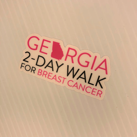 2-Day Walk Logo Die Cut Sticker